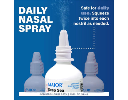 Major Deep Sea non drowsy nasal spray for allergy and cold symptoms