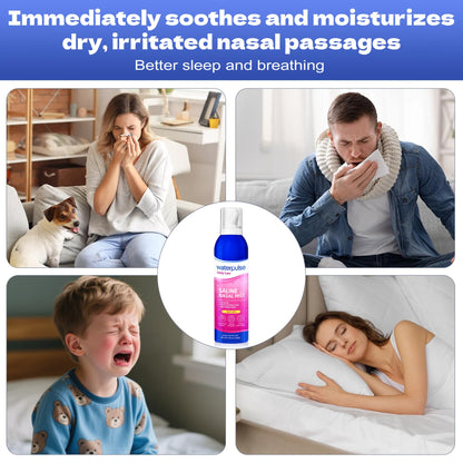 Waterpulse daily care non medicated saline mist lifestyle product display