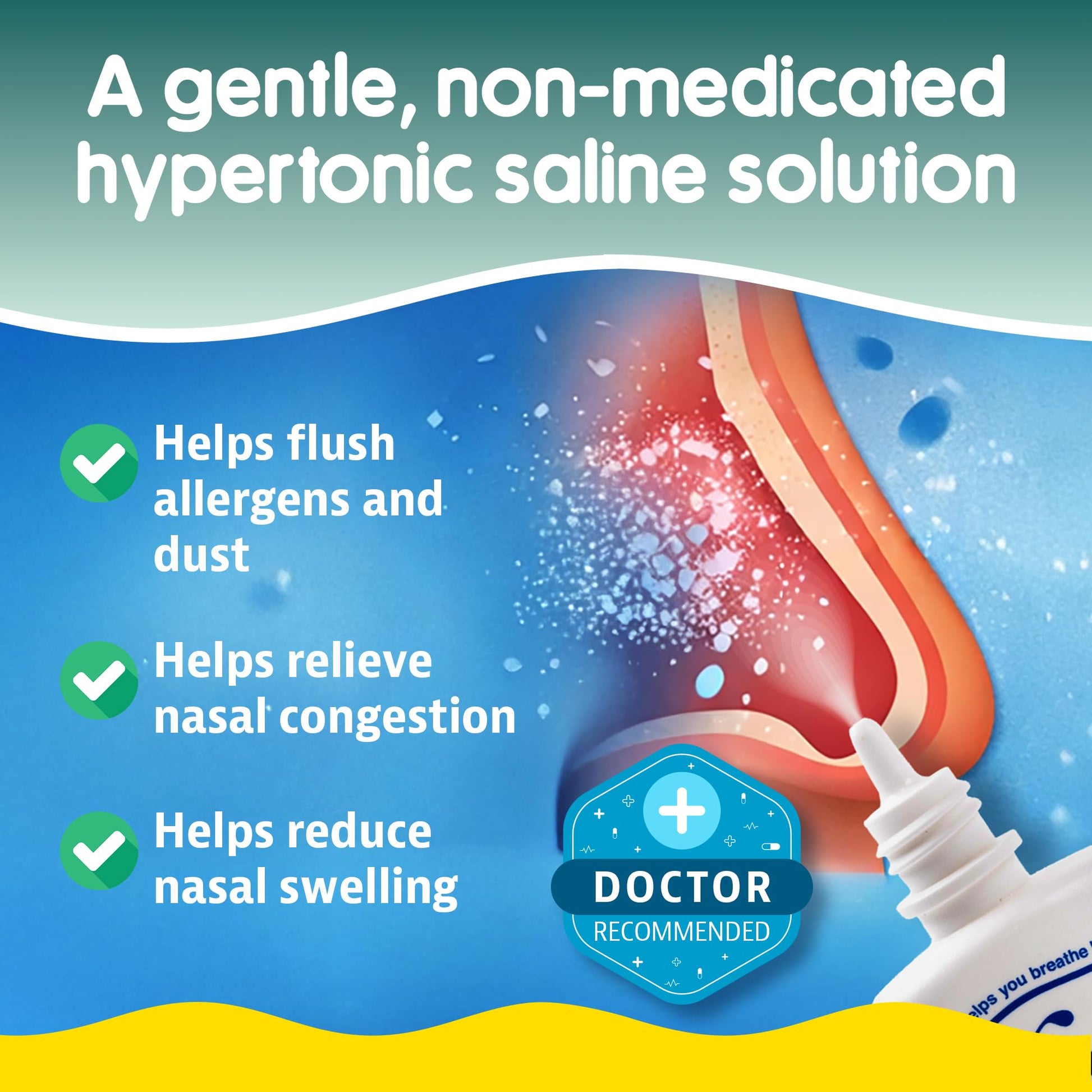 USA imported AYR allergy nasal wash packaging details and directions