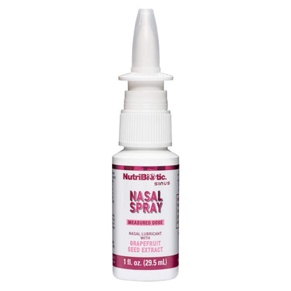 NutriBiotic Nasal Lubricant with Grapefruit Seed Extract displayed upright against a clean studio background.