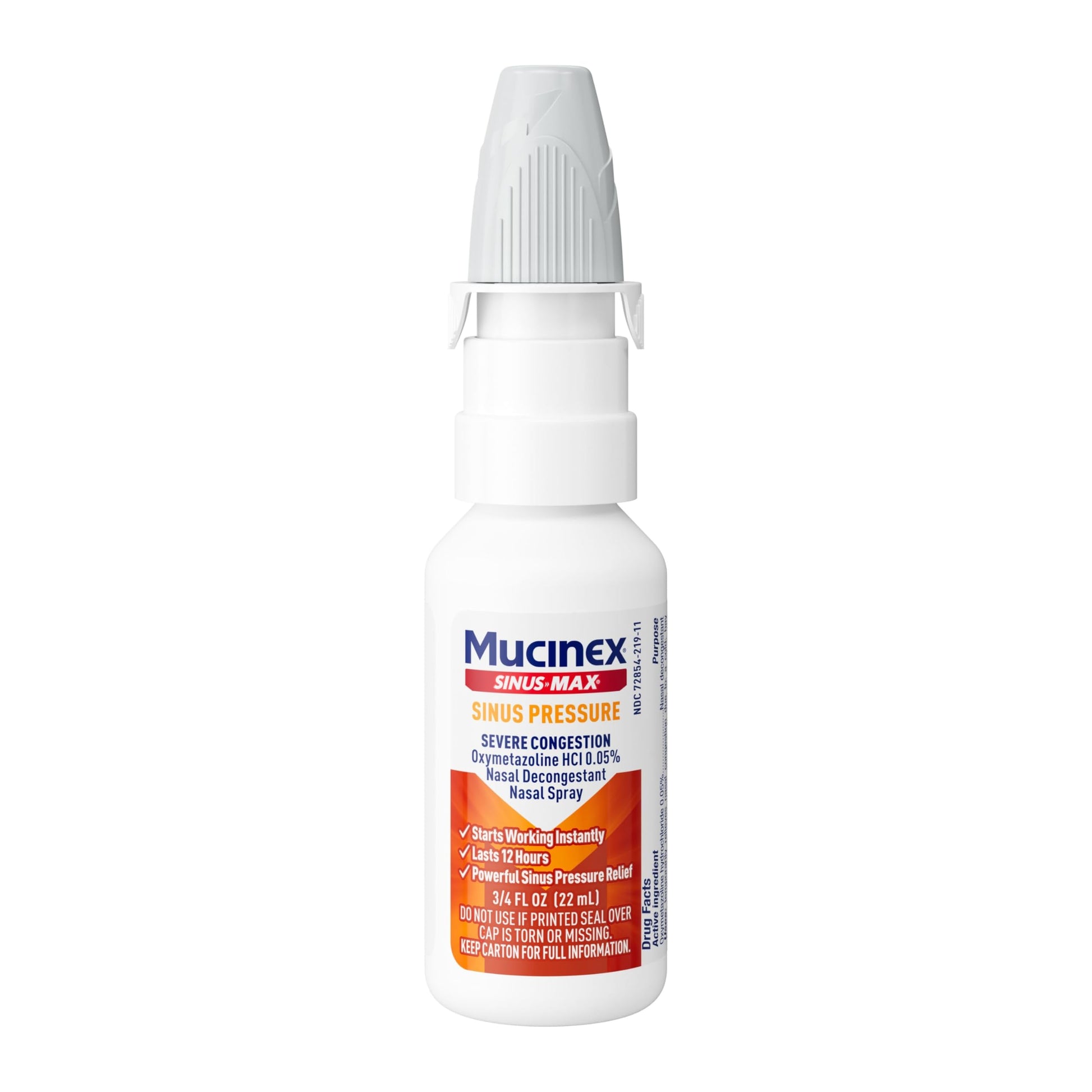 Authentic USA imported Mucinex nasal spray for severe congestion relief