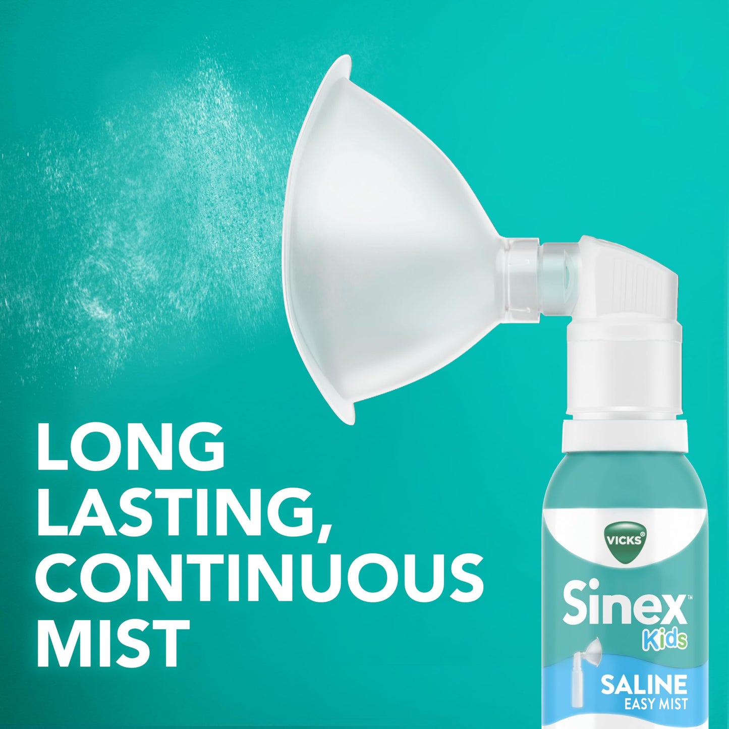 Hygienic one way flow nozzle mechanism of Vicks Sinex children's spray