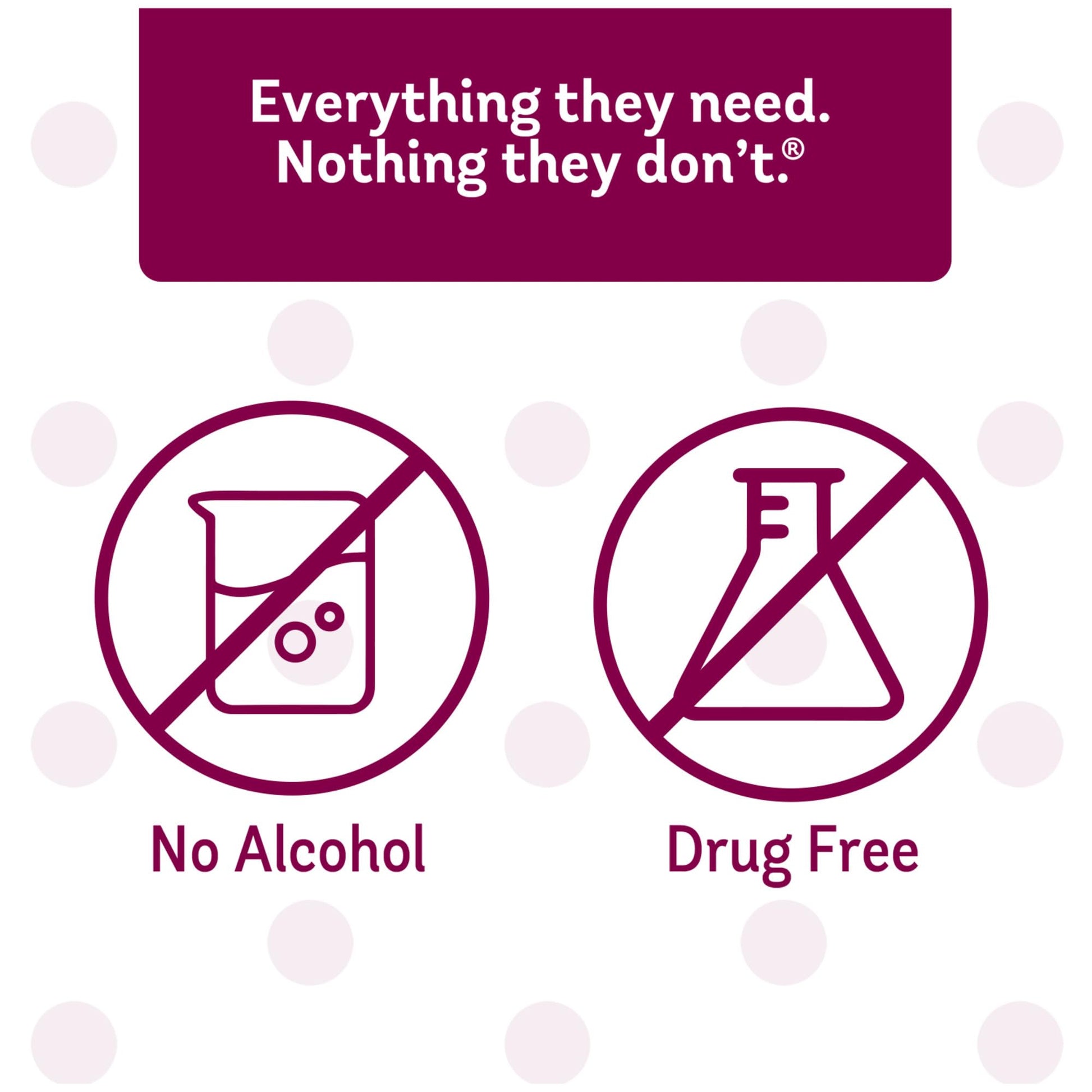 Infant nasal drops packaging highlighting the newborn safe and drug-free formulation details.