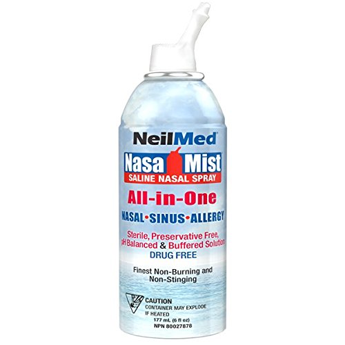 Imported NeilMed multi purpose saline mist for adults and children sinus care