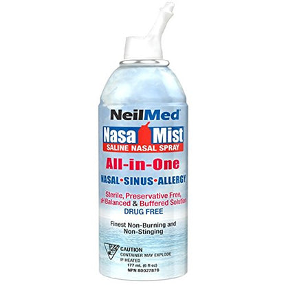 Imported NeilMed multi purpose saline mist for adults and children sinus care
