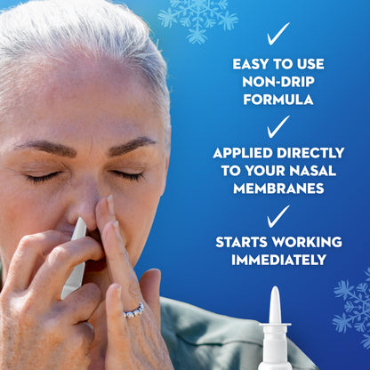 Mucinex Clear and Cool cooling menthol flavor adult nasal spray details