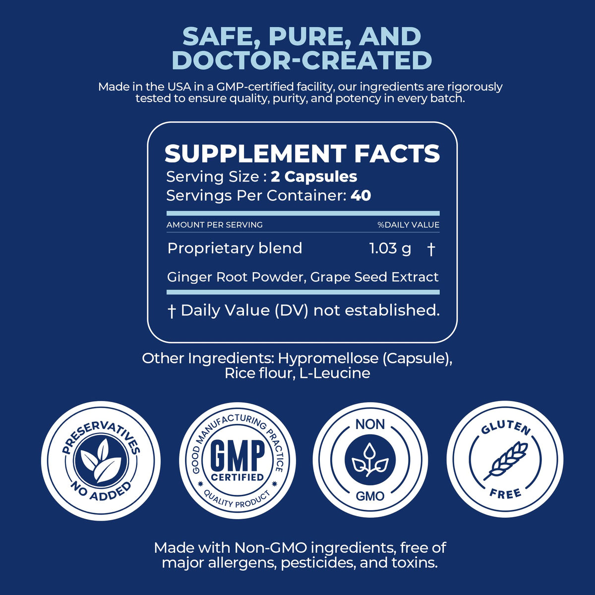Dizzy Stop vegetarian capsules for vertigo relief and tinnitus support