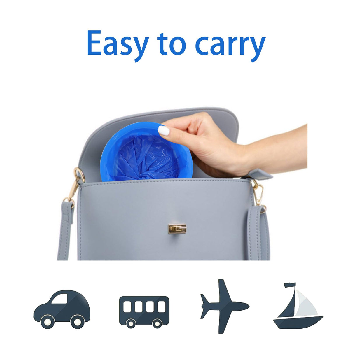 PukeBag morning sickness bags close up view highlighting the durable leak proof structural seal