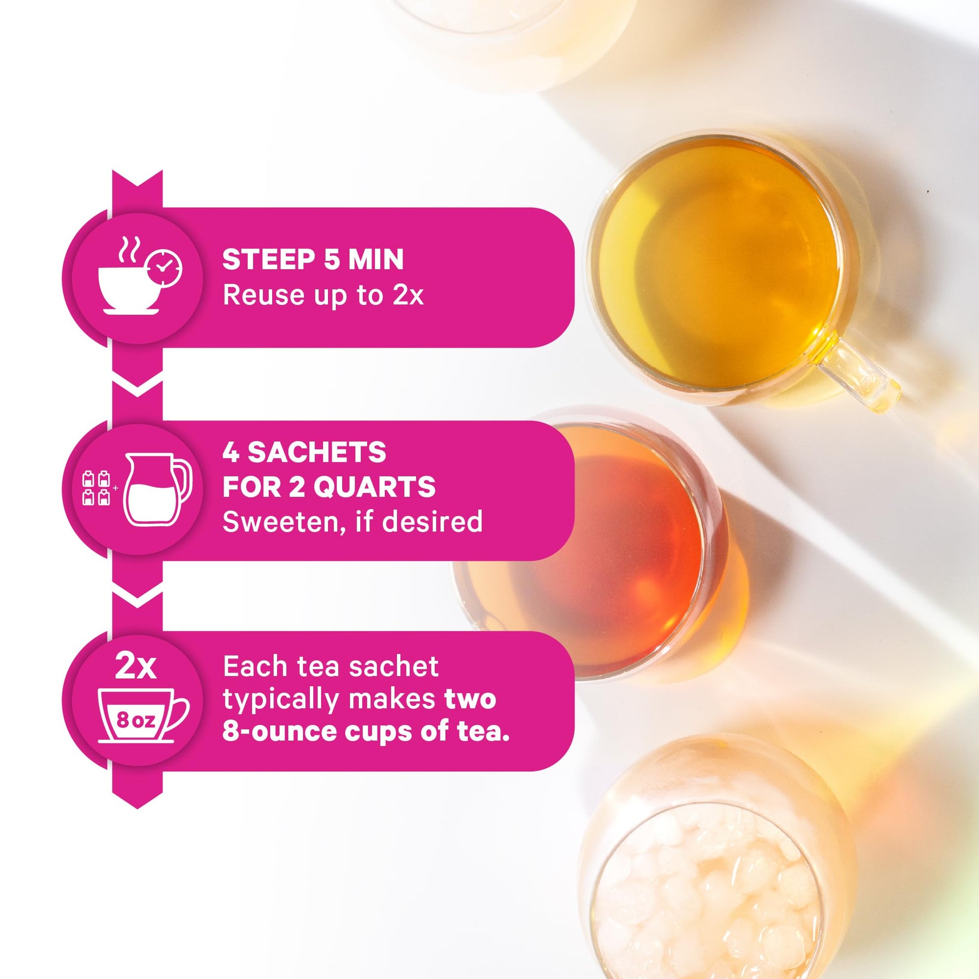 Pink Stork pregnancy tea packaging highlighting USDA Organic and non-GMO certifications.