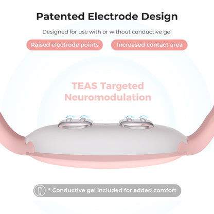 Pink EmeTerm Fashion wearable device demonstrating the premium iF Design Award winning aesthetic.
