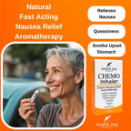 Aromatherapy essential oil stick for natural chemo side effect relief.