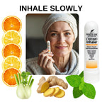 BPA free medical grade plastic aromatherapy inhaler for morning sickness.