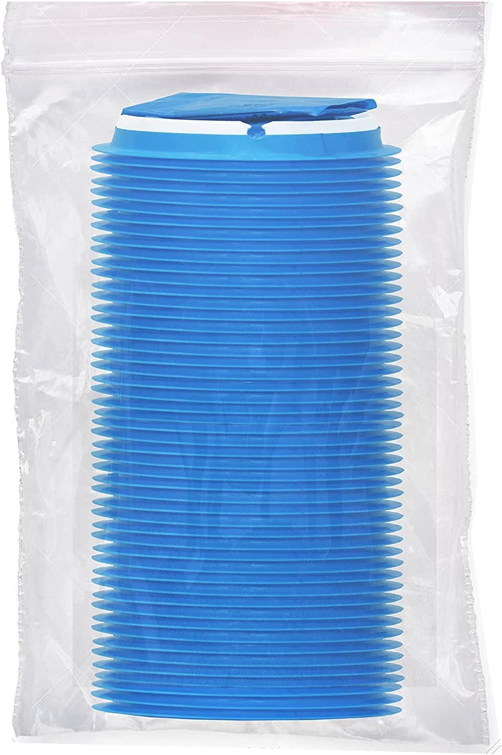 Compact emergency nausea relief bags for glove compartment storage