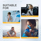 Sunmori motion sickness bags being stored in a vehicle seat back pocket for travel emergencies