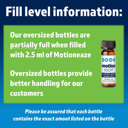 MotionEaze herbal blend topical oil application instructions diagram on box