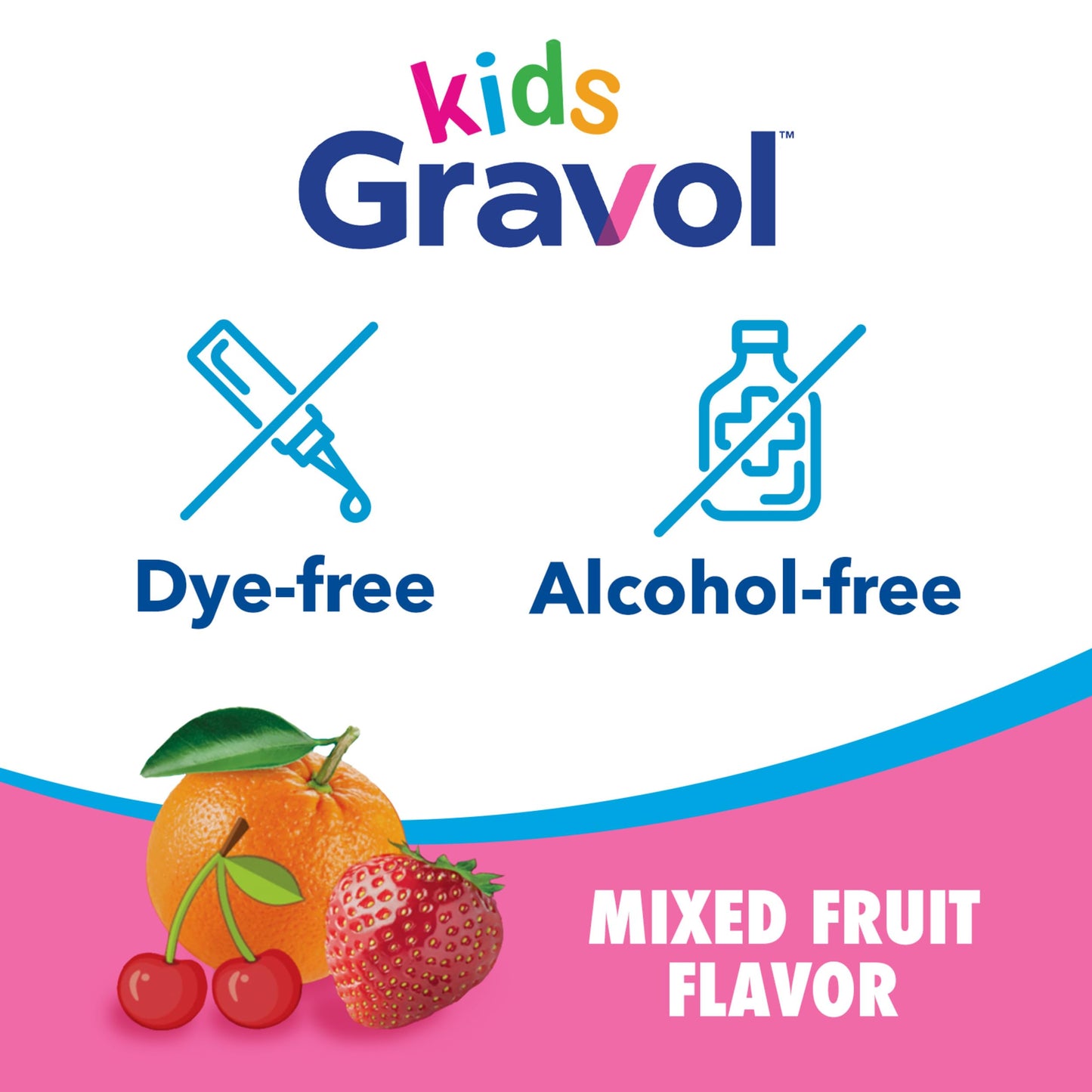 Gravol Kids Liquid 75 ml travel sickness syrup dosage instructions