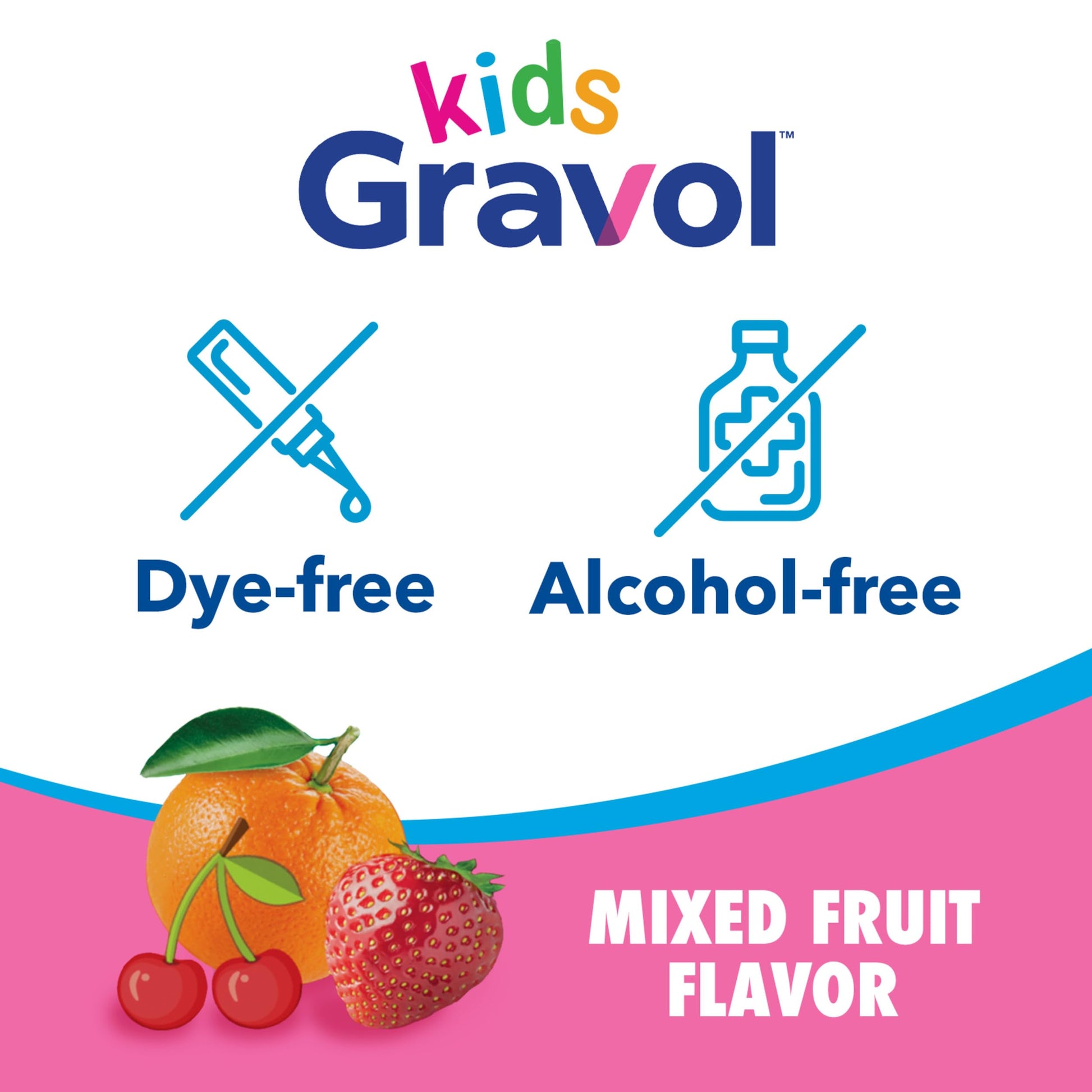 Gravol Kids Liquid 75 ml travel sickness syrup dosage instructions