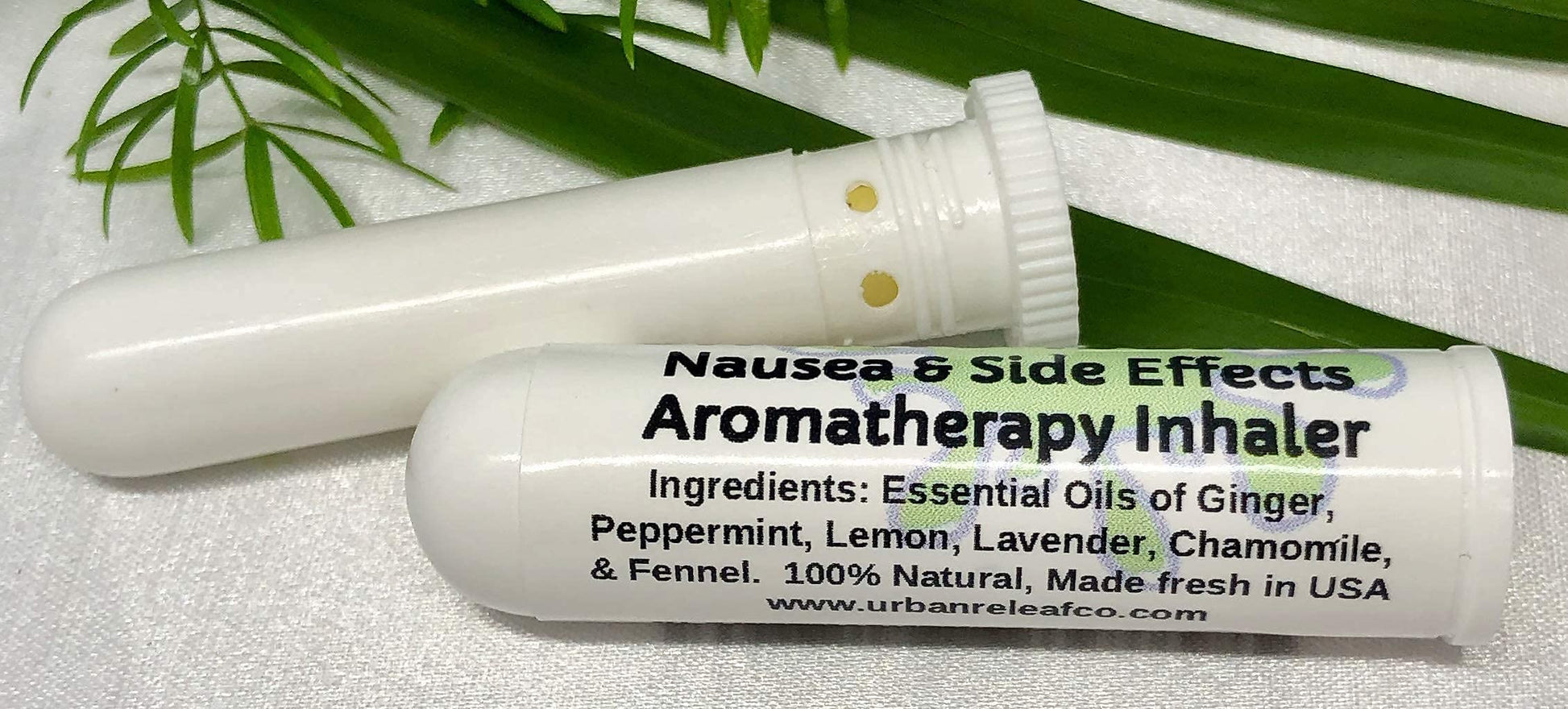 USA imported 100 percent natural aromatherapy inhaler for chemotherapy stomach side effects.