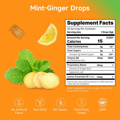 Temimar ginger candies individually wrapped for portable motion sickness support.