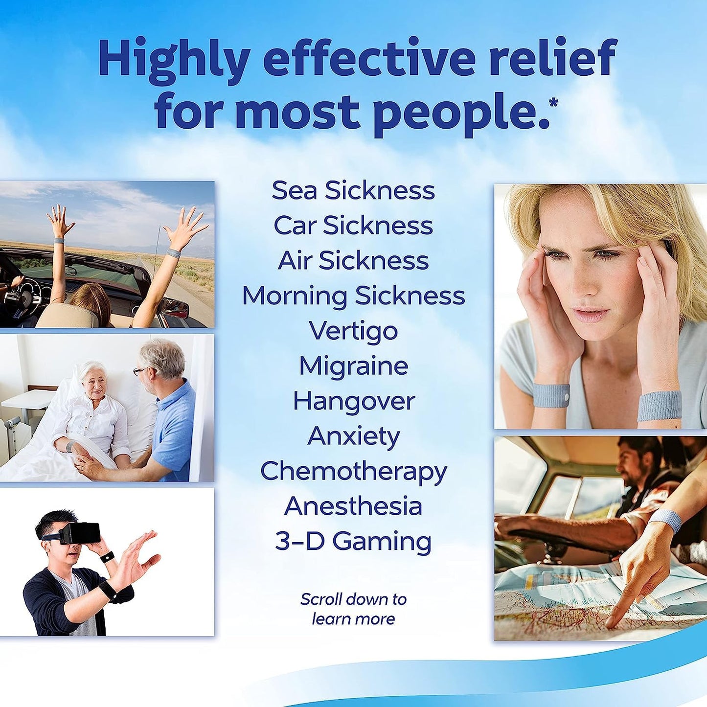 Sea-Band children drug free morning sickness wristband set