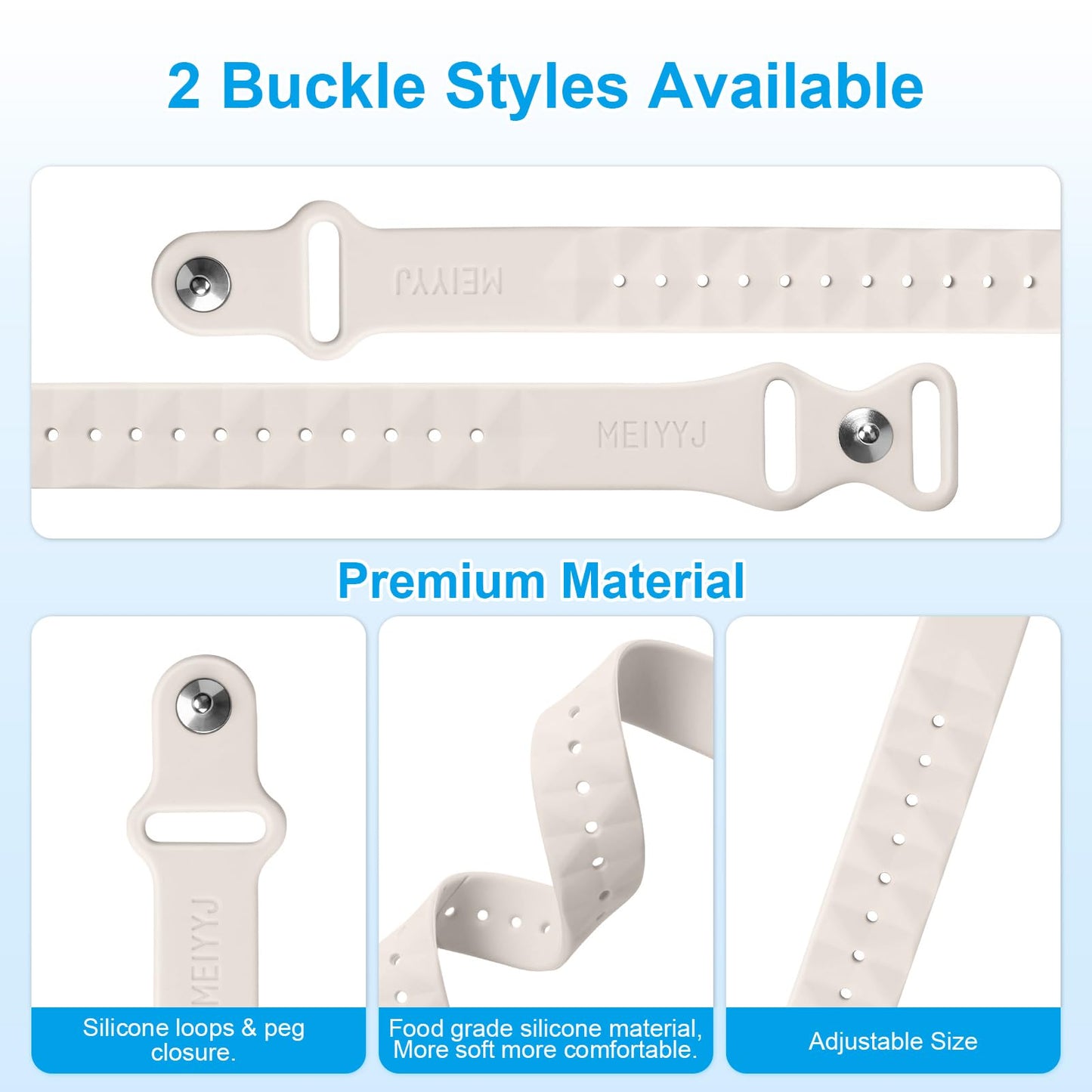 Adult wearing MEIYYJ acupressure wristband on the inner wrist pressure point