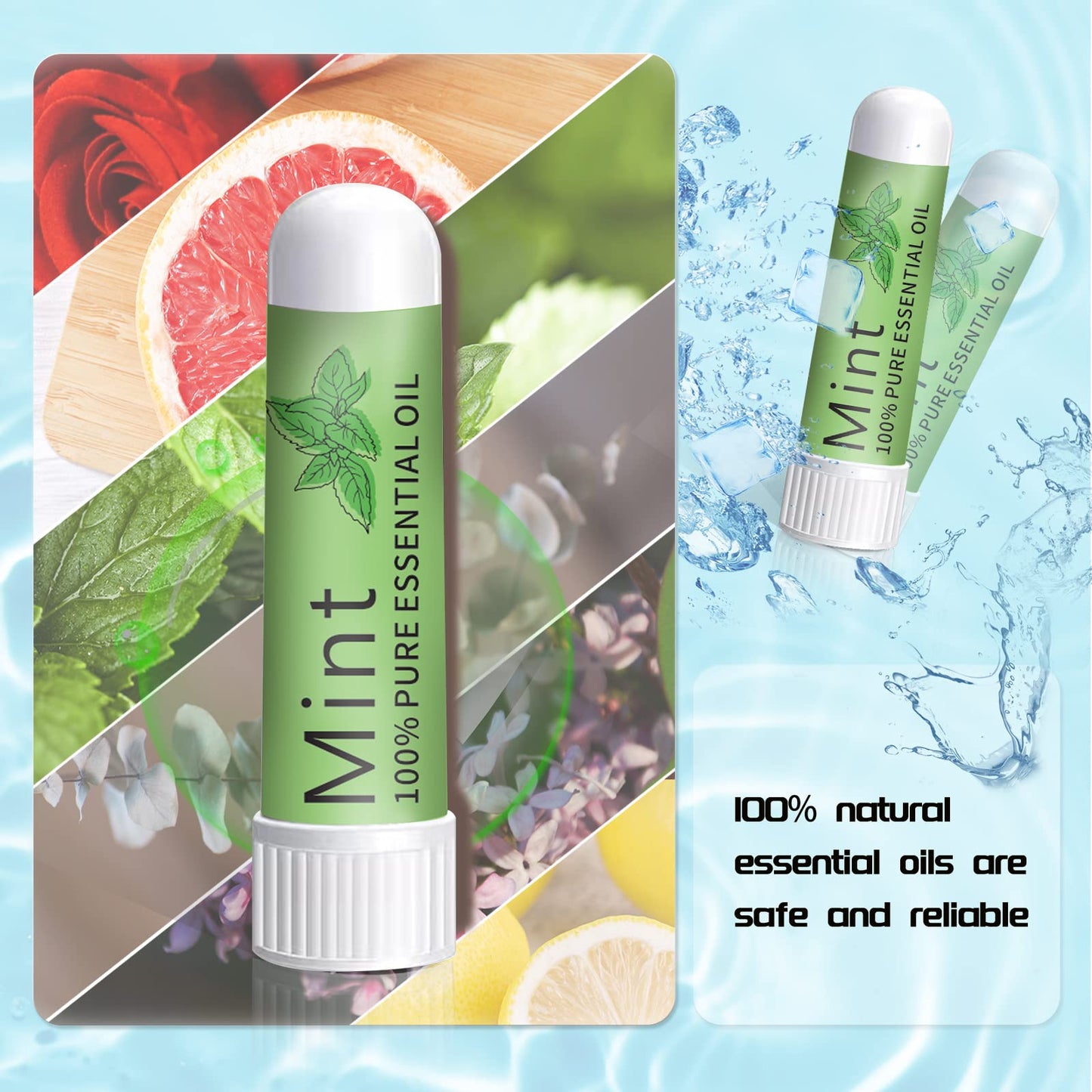 Hion pocket friendly nausea relief inhaler next to travel essentials