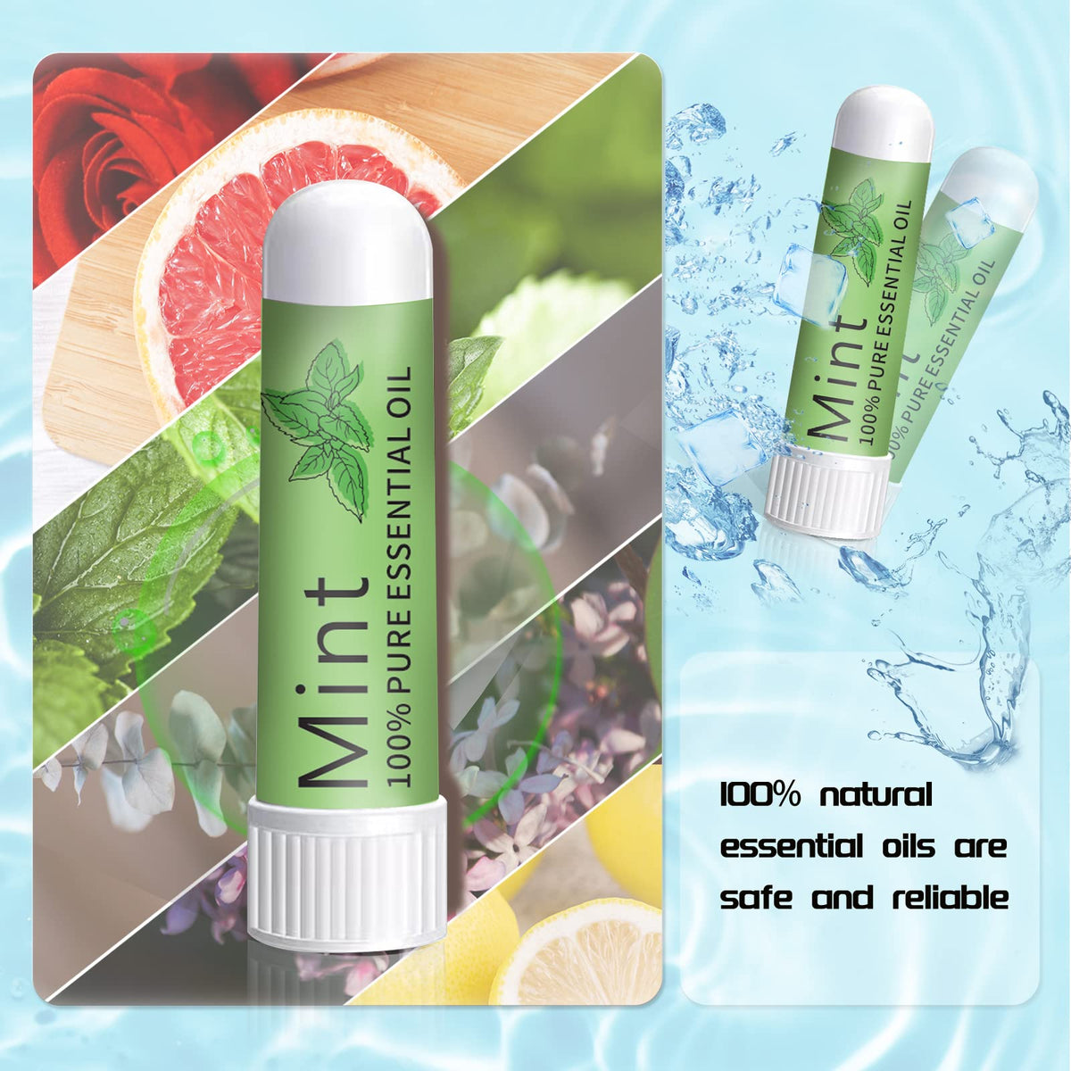 Hion pocket friendly nausea relief inhaler next to travel essentials