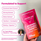 Individually wrapped Pink Stork ginger raspberry lozenges for on the go prenatal care
