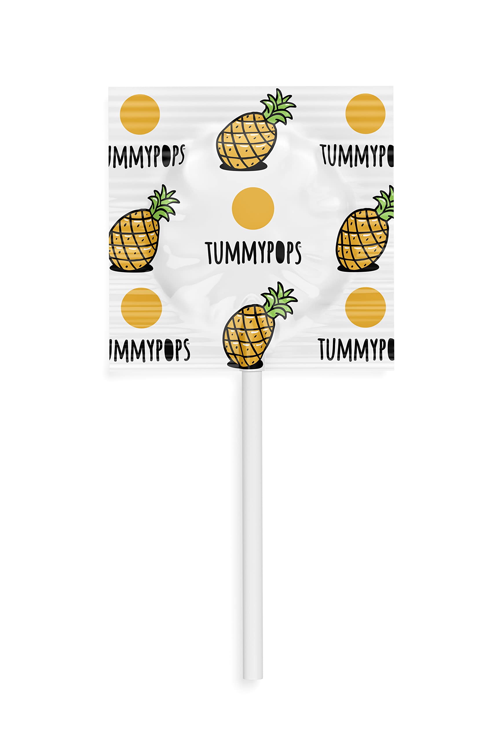 Tummypops 21 count bag nutritional facts showing organic ingredients list