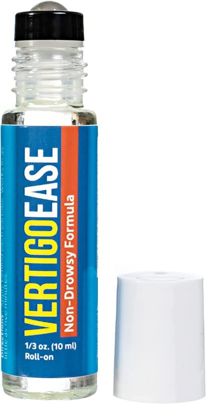 Authentic imported Basic Vigor Vertigo Ease bottle positioned next to its travel friendly outer packaging box.