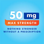 Bonine MAX max strength formula for nausea relief close up view
