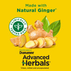 Authentic Dramamine non drowsy ginger capsules for prevention of nausea