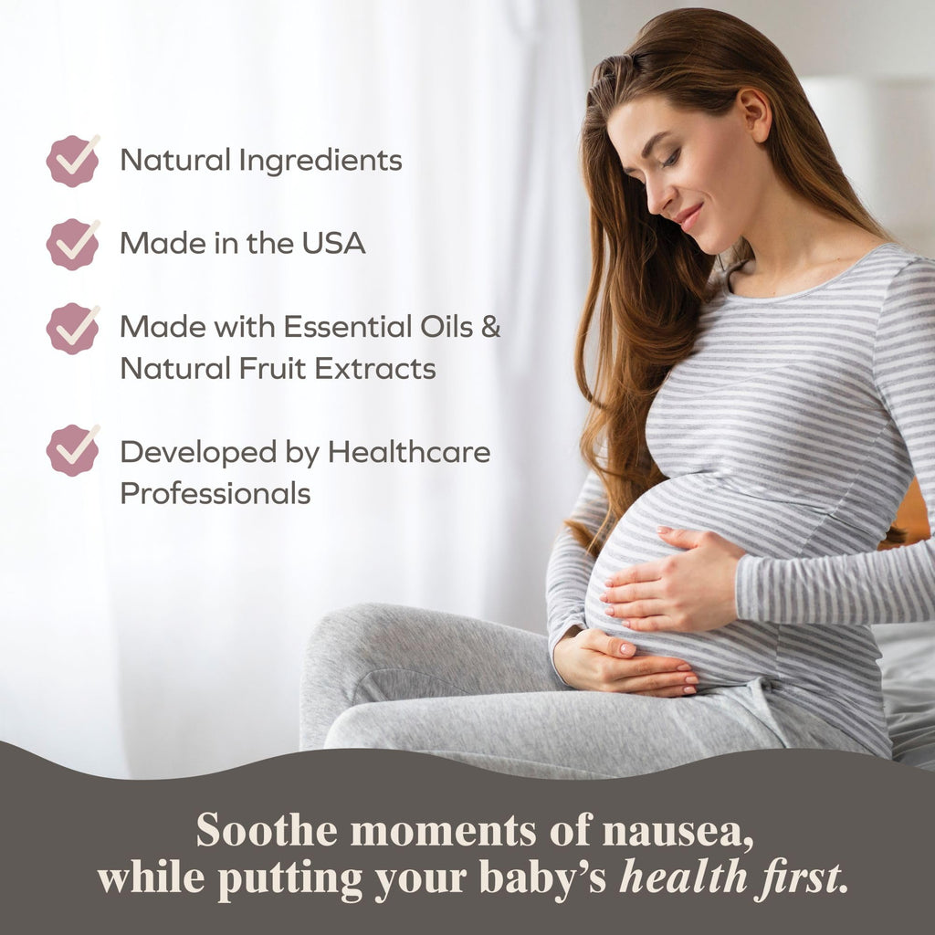 Authentic USA imported Preggie Pop Drops for natural first trimester stomach soothing