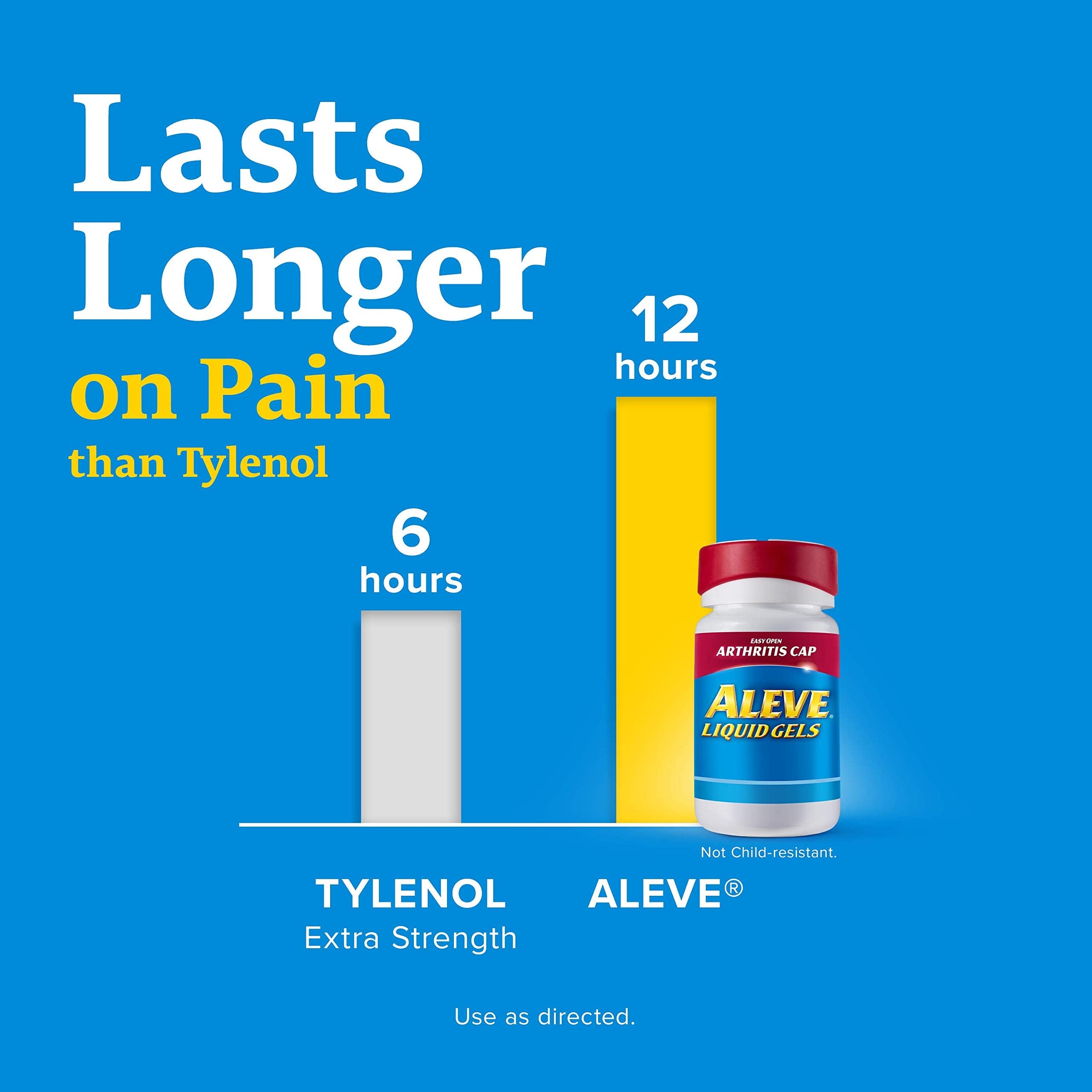 Three pack bundle of Aleve liquid gels showing the complete multi pack setup