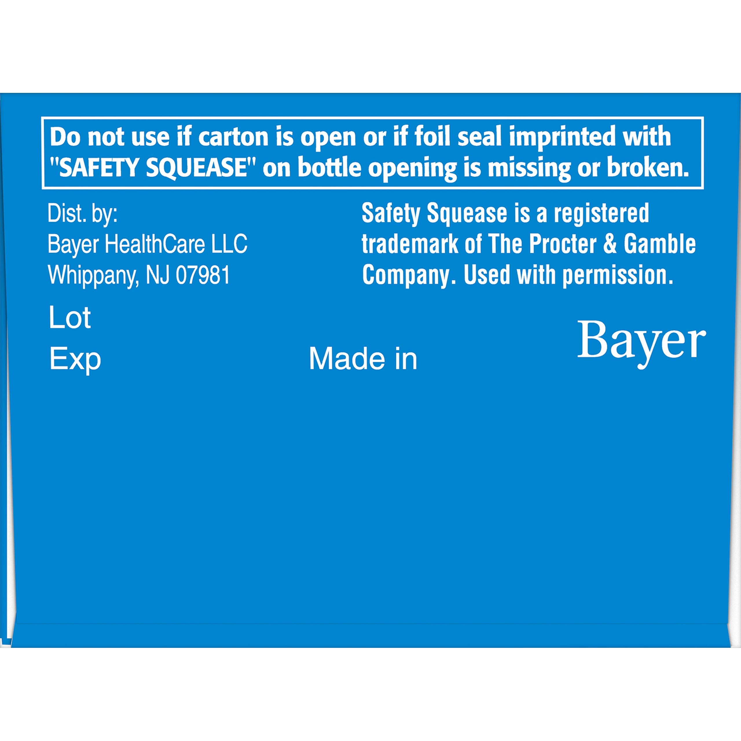 Authentic Aleve pain medication caplets supplement facts label overview