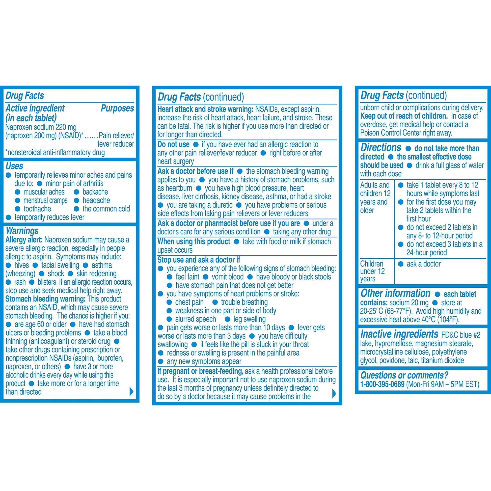 Rudra Retails imported Aleve 48 count total pain relief twin pack