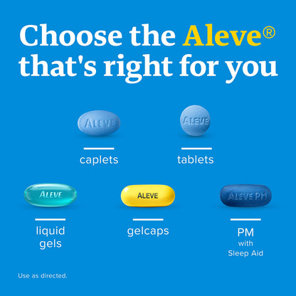 Aleve headache relief formula 90 count secure container display