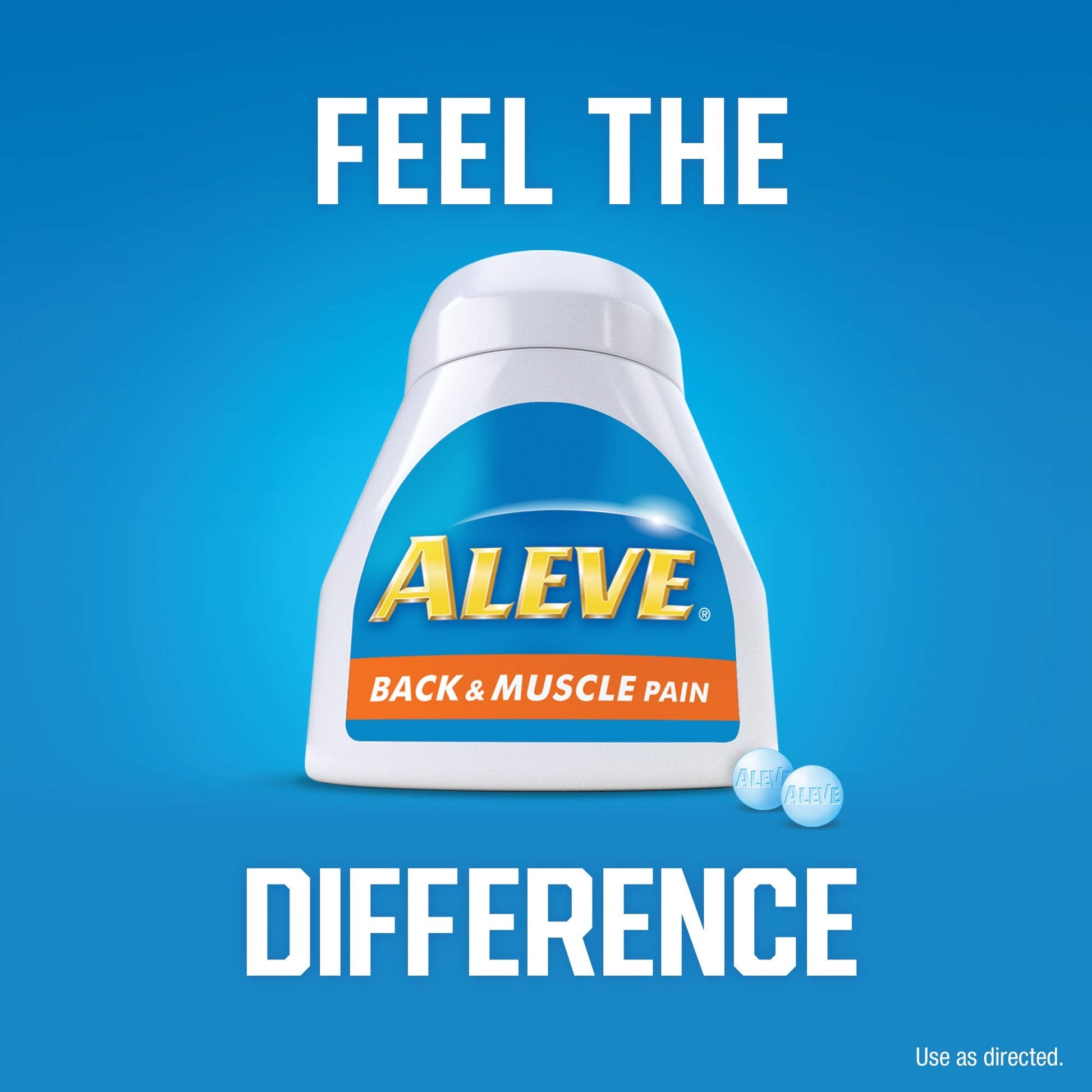 Aleve imported pain reliever and fever reducer 100 count bottle