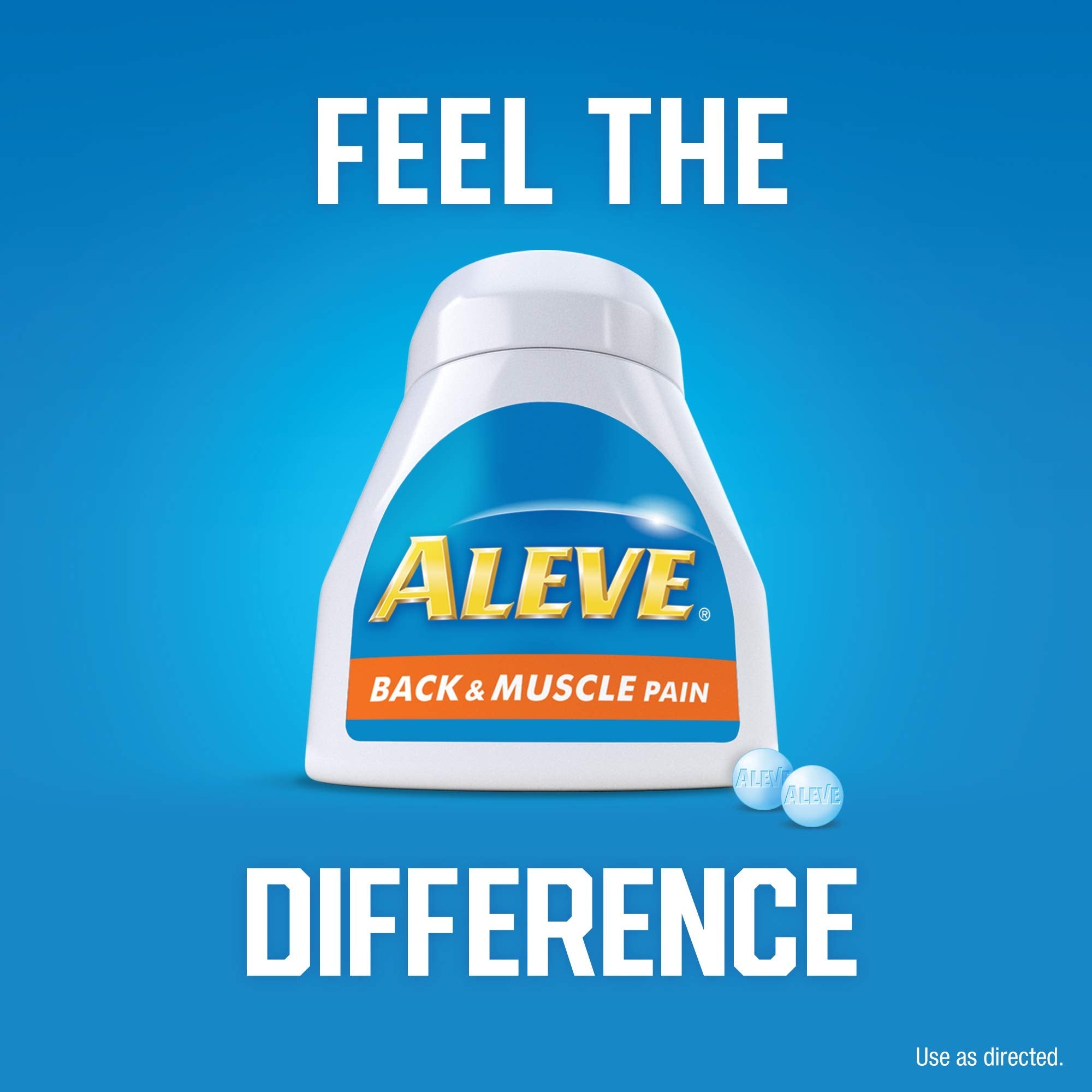 Aleve imported pain reliever and fever reducer 100 count bottle