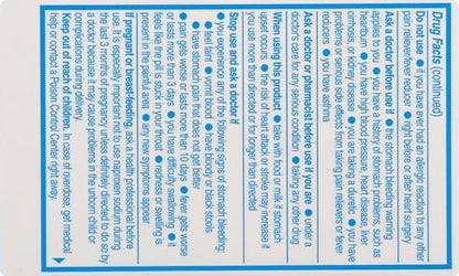 Aleve pain reliever and fever reducer nonsteroidal anti inflammatory drug facts