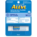 Aleve naproxen sodium two hundred twenty milligrams ten count blister card