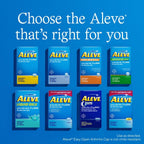 Aleve naproxen sodium nonsteroidal anti-inflammatory drug tablets close up view