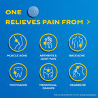 Aleve twelve hour pain relief tablets contoured bottle design for easy grip