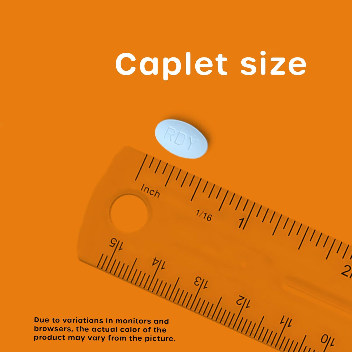 HealthCareAisle Naproxen Sodium two hundred and twenty mg caplets demonstrating product size and blue tablet color