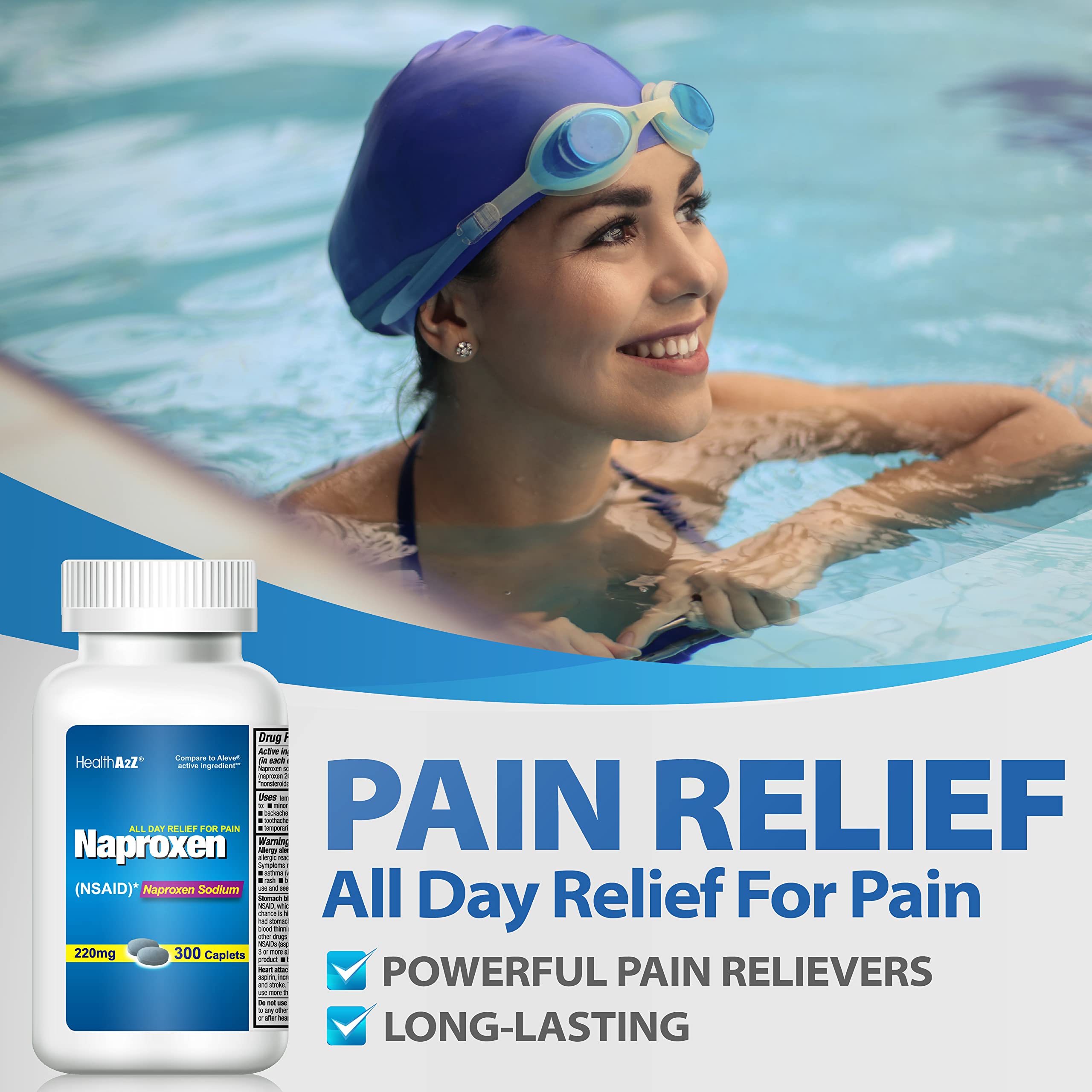 Authentic over the counter muscle ache and arthritis pain relief caplets