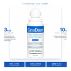 CryoDerm 3 Ounce cooling topical analgesic applicator closeup