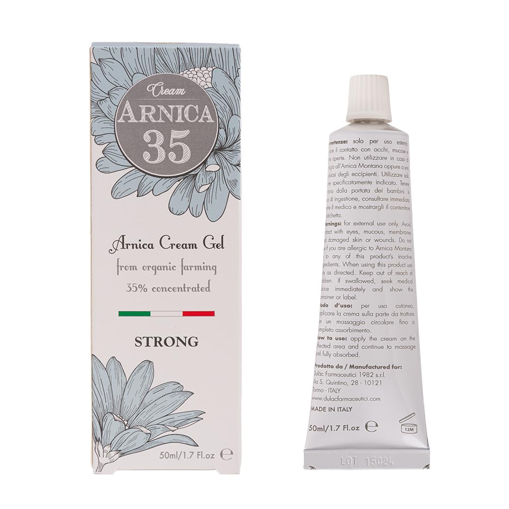 DulÃ c Farmaceutici 1982 Arnica 35 percent organic gel cream packaging