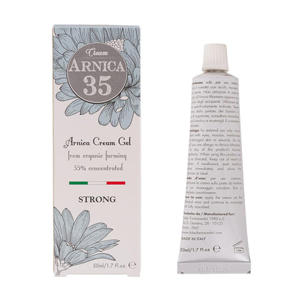 DulÃ c Farmaceutici 1982 Arnica 35 percent organic gel cream packaging