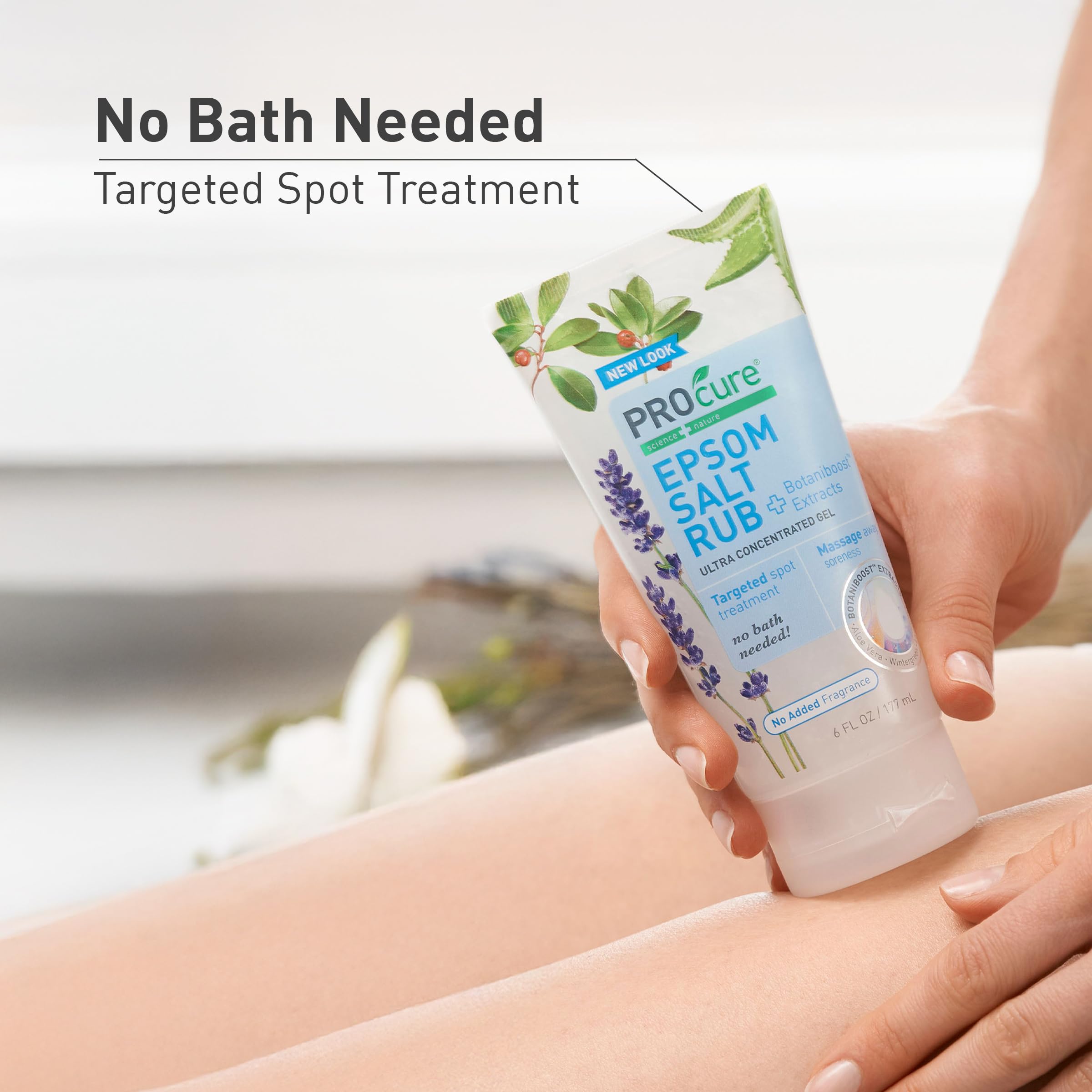 PROcure topical magnesium gel tube showing aloe vera formulation