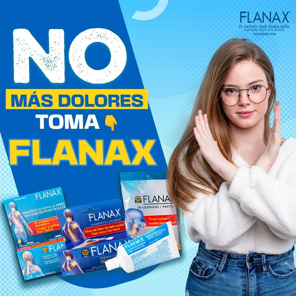 Flanax over the counter pain management solution imported original product image